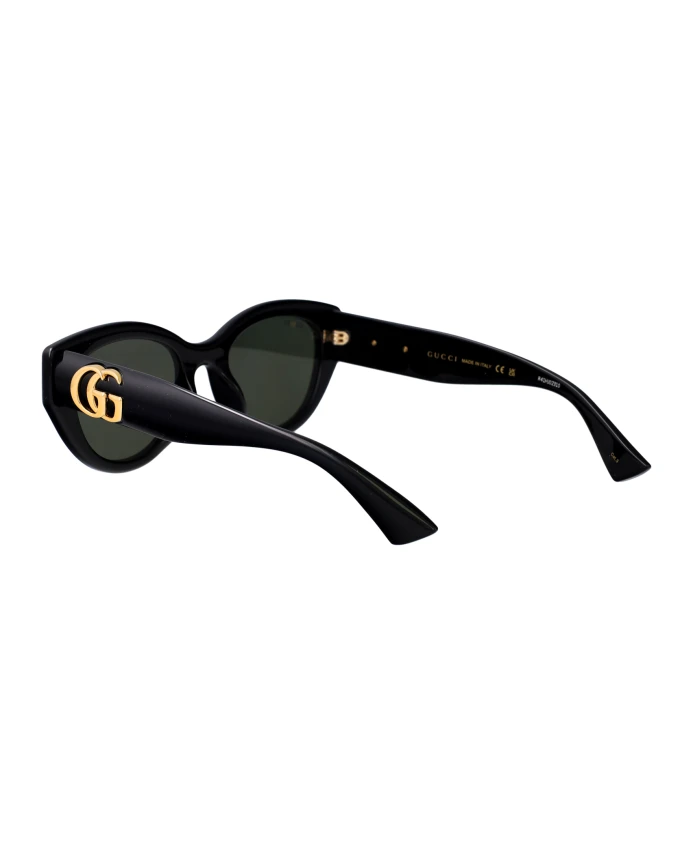 Солнцезащитные очки в стиле ретро gg1976sk Gucci, черный — фото 4