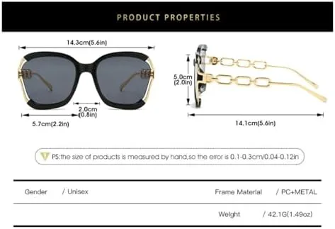 

Солнцезащитные очки 2027 года для женщин, защита от ультрафиолета UV400, ретро-оправа с цепочкой и металлическим каркасом. Солнцезащитные очки для женщин MTZJH, Red