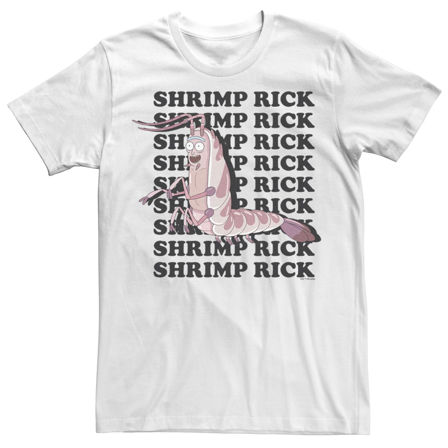 

Мужская футболка Rick & Morty Shrimp Rick Portrait Licensed Character