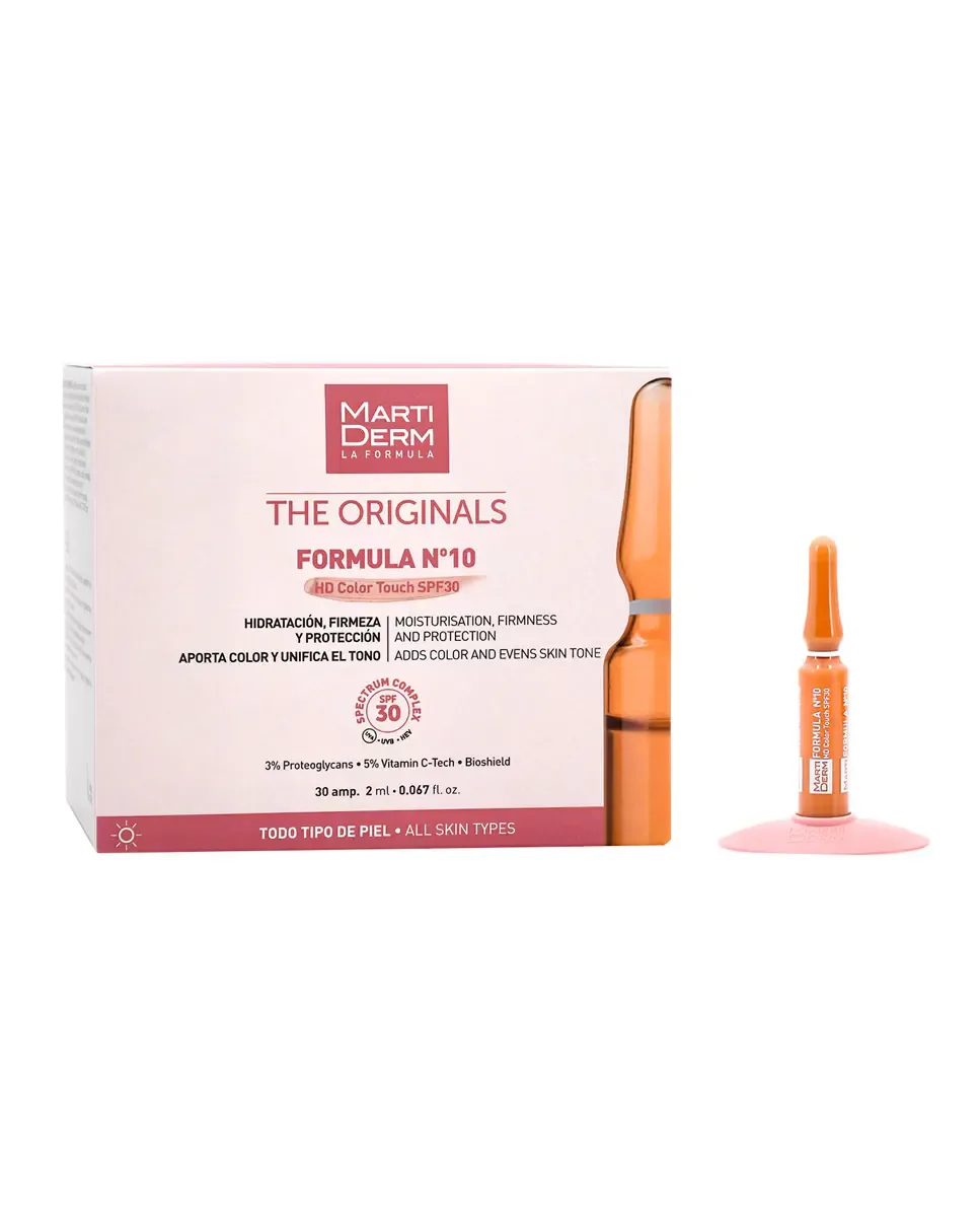Сыворотка MartiDerm — 30 Ампул Формула №10 HD Color Touch SPF30 The Originals
