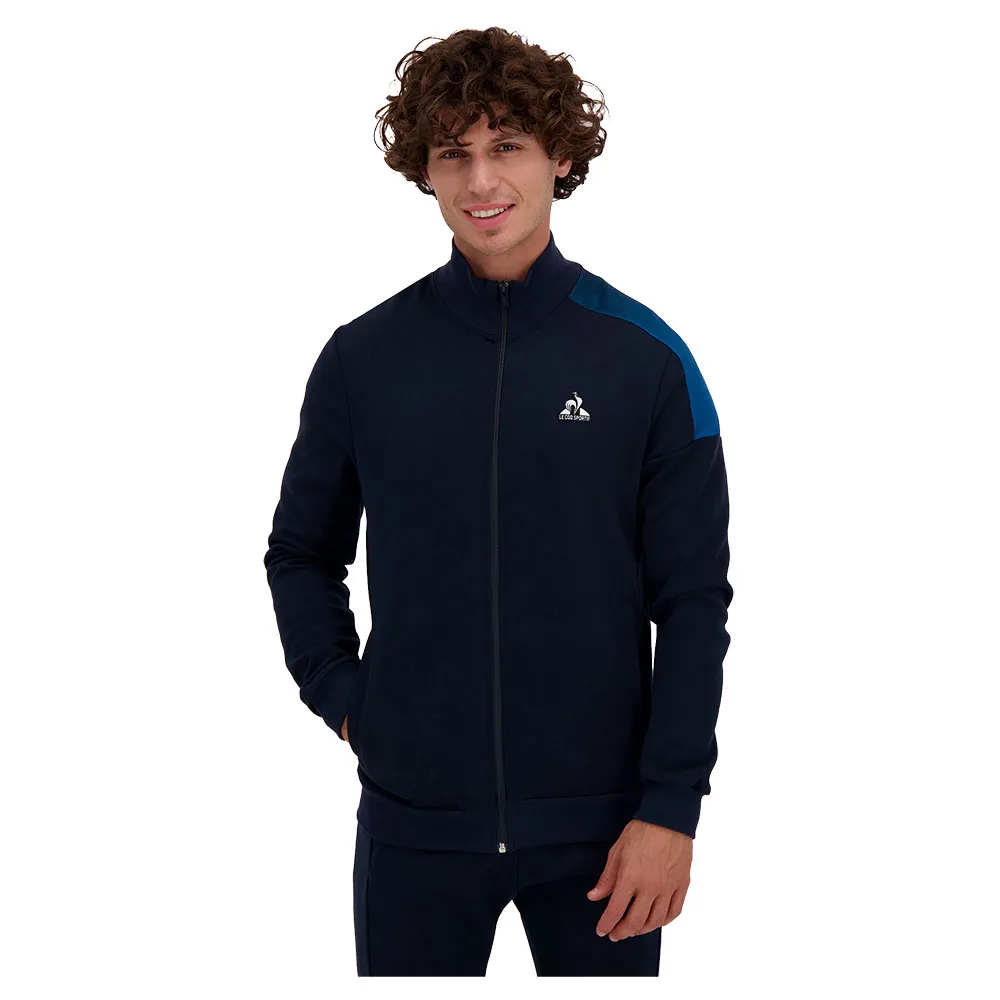 

Толстовка Le Coq Sportif Heritage N°1 full zip, синий
