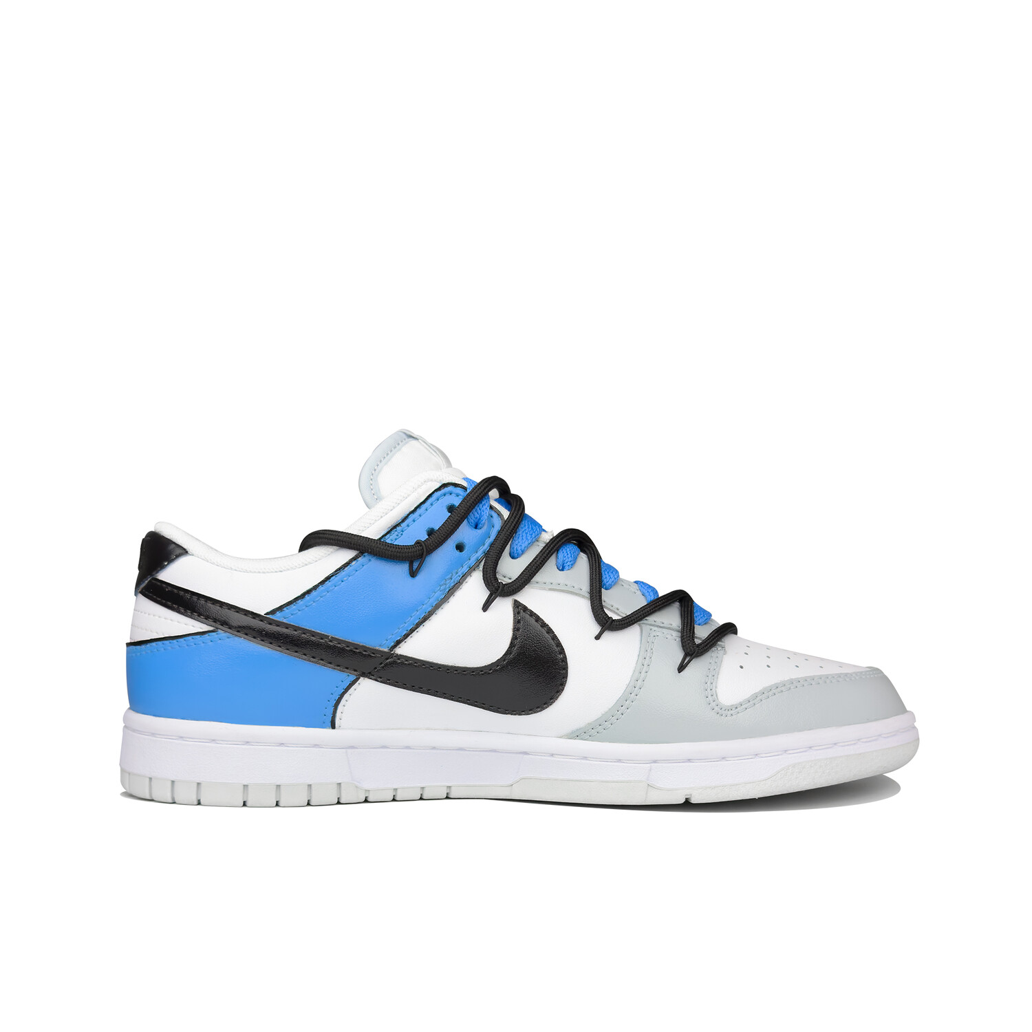 

Кроссовки Nike Dunk Skateboarding Shoes Men Low-top Blue/Gray/White, серый