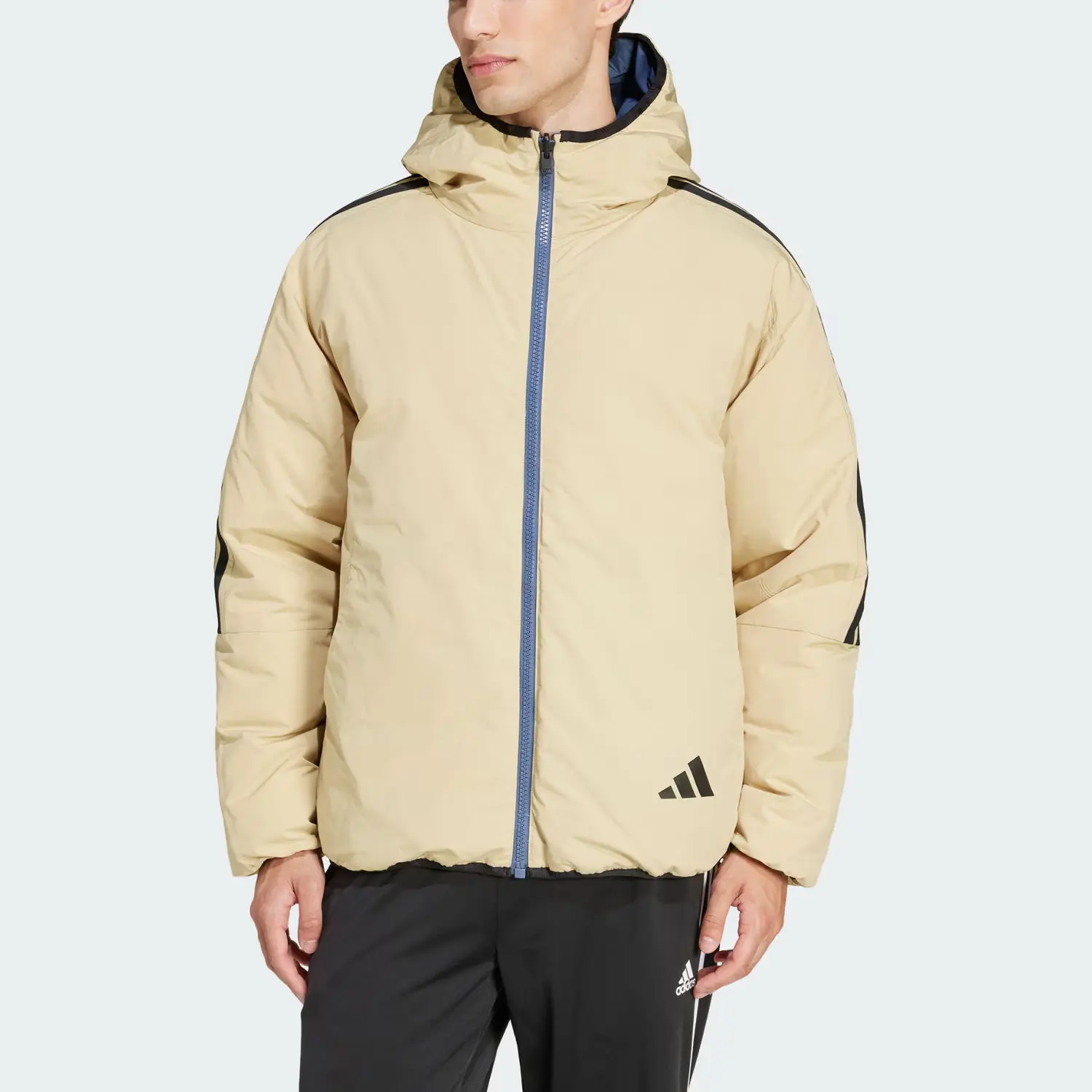 Стеганая куртка Cold.Rdy мужская чернильно-синий Adidas — фото 3