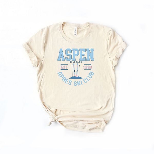 

Футболка с принтом Aspen ski club Simply Sage Market, Зеленый, Футболка с принтом Aspen ski club Simply Sage Market