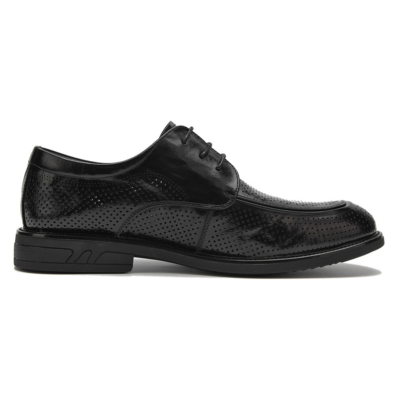 SEPTWOLVES Мужские черные классические туфли, цвет Black (Standard Leather Shoe Size) — фото 4