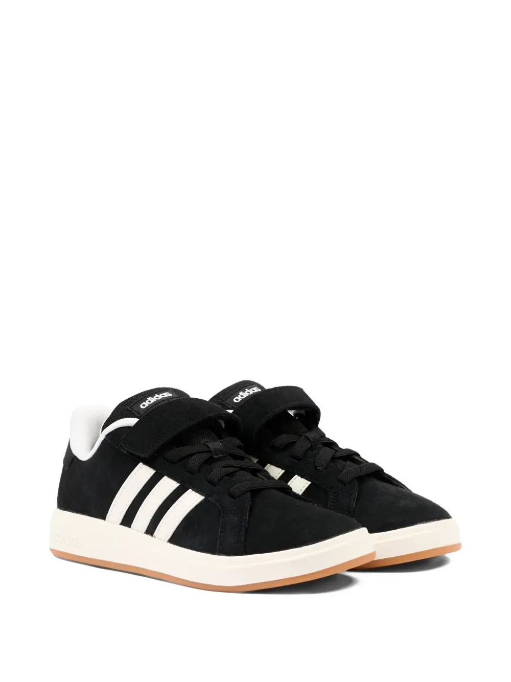 Полосатые кроссовки Adidas Kids, черный