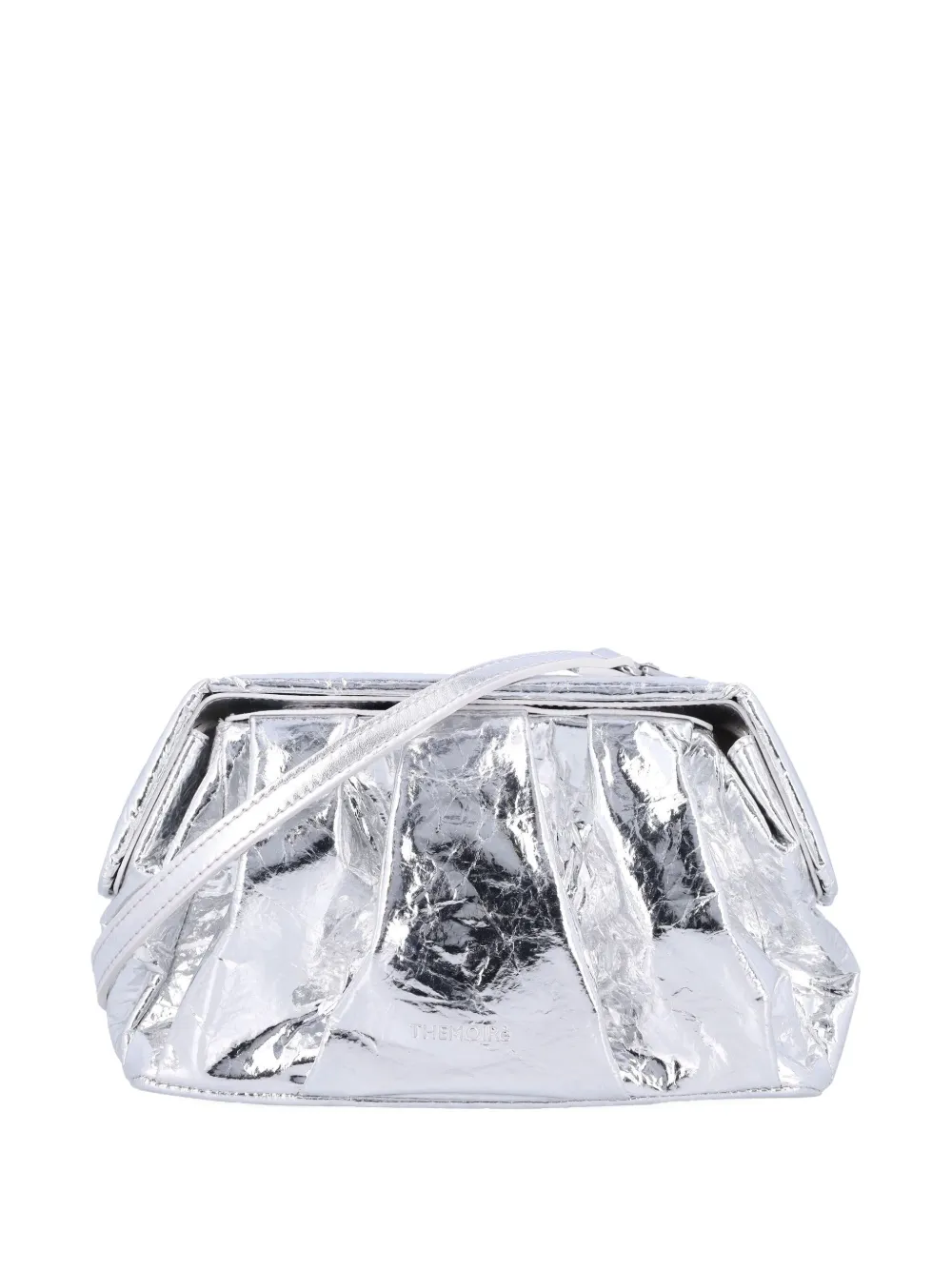 

Плиссированный клатч Afrodite с эффектом металлик Themoirè