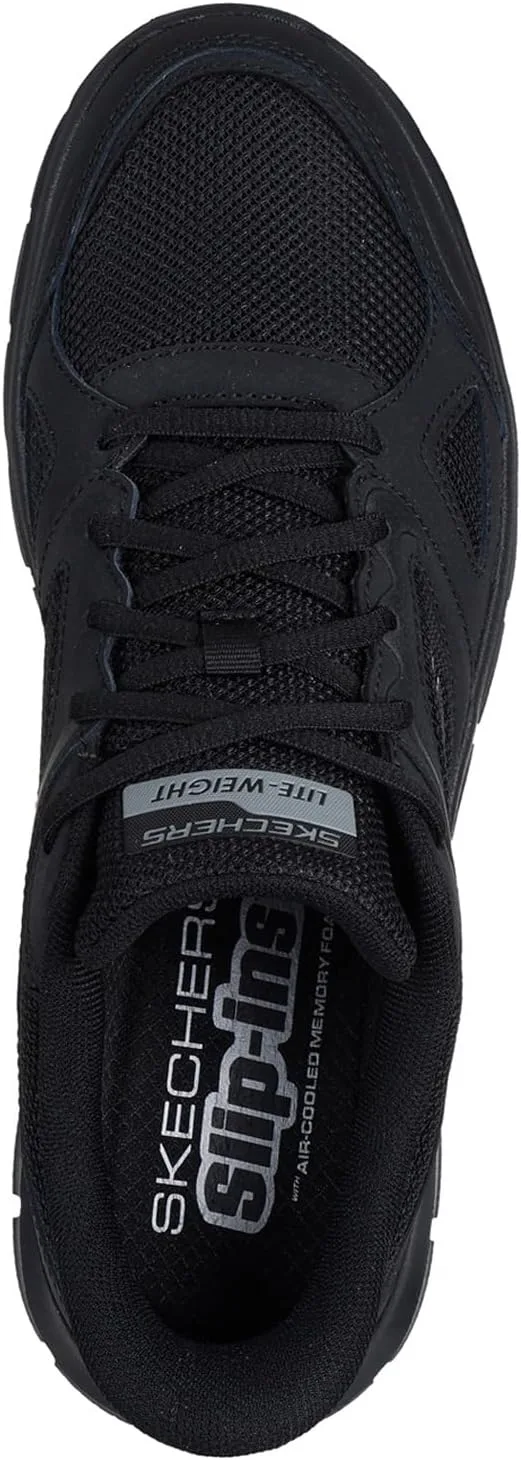 Мужские кроссовки Skechers Hands-Free Slip-ins Track Trainers, черный — фото 4