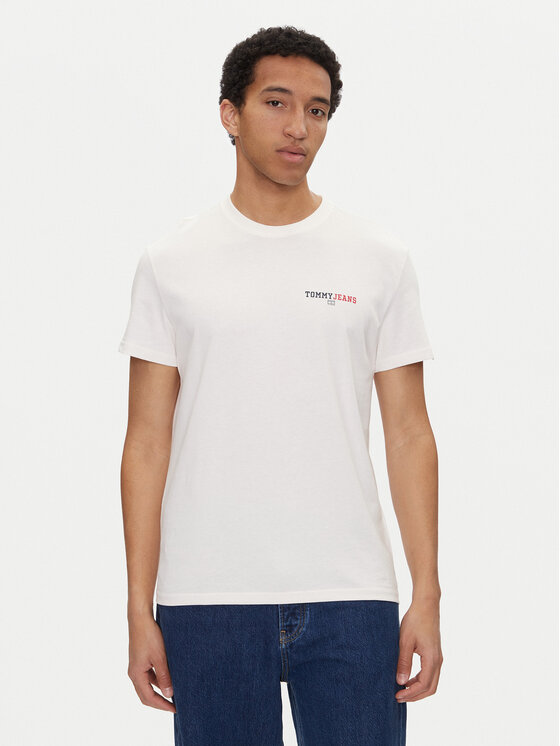 

Футболка обычного кроя Dna Graphic DM0DM20815 Tommy Jeans, белый