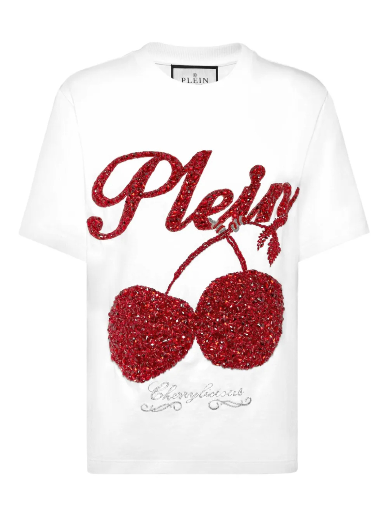 

Футболка, украшенная кристаллами Philipp Plein, белый