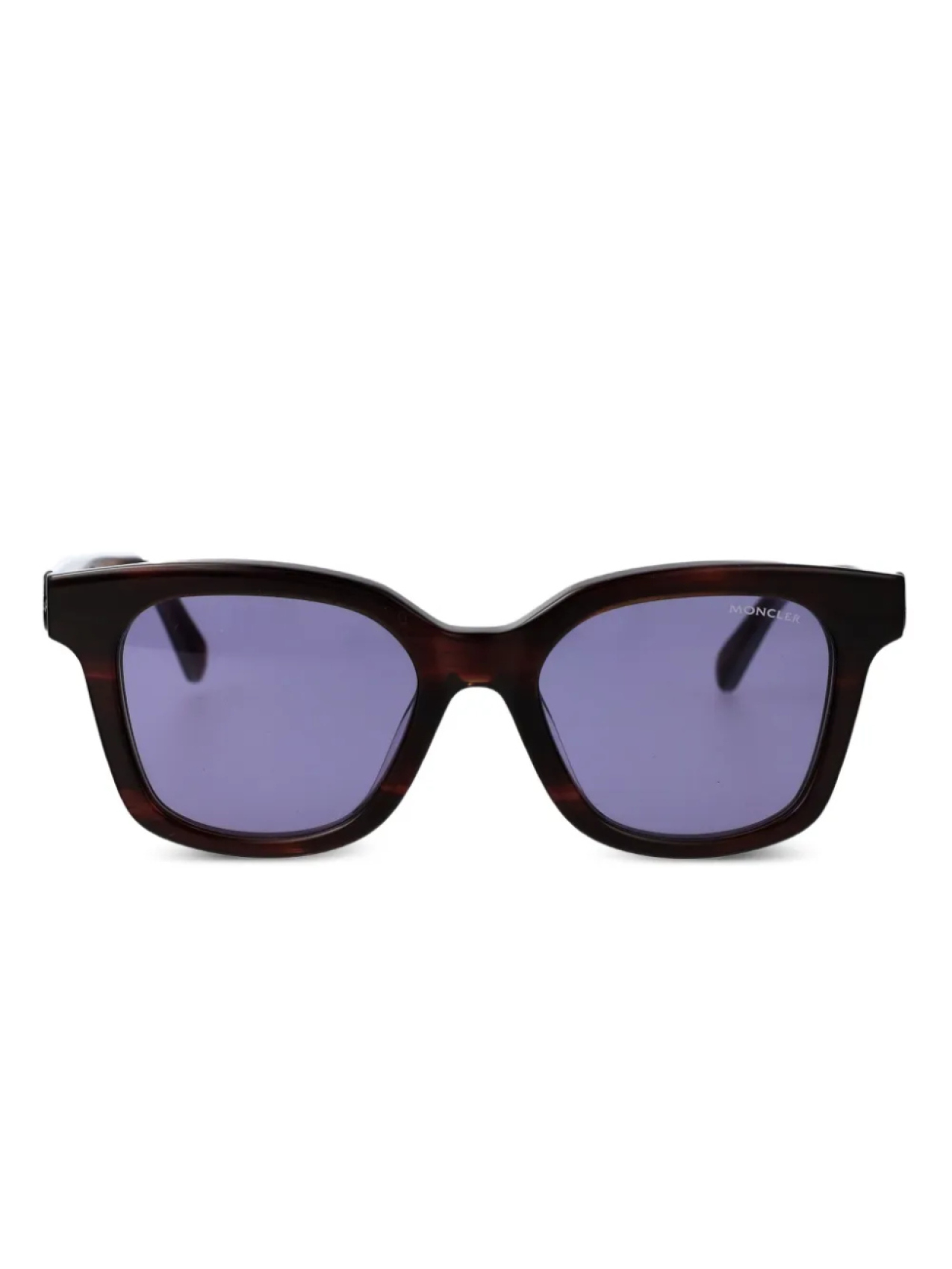 

Moncler Eyewear logo-plaque солнцезащитные очки, коричневый
