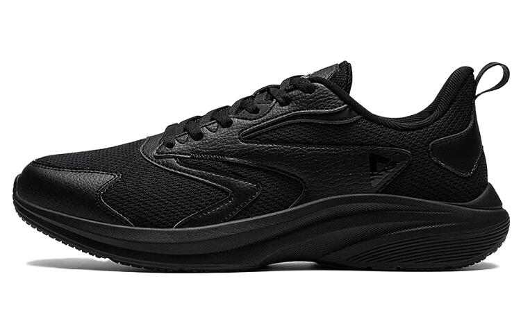 

Антискользящие износостойкие низкие кроссовки для бега мужские All Black PEAK
