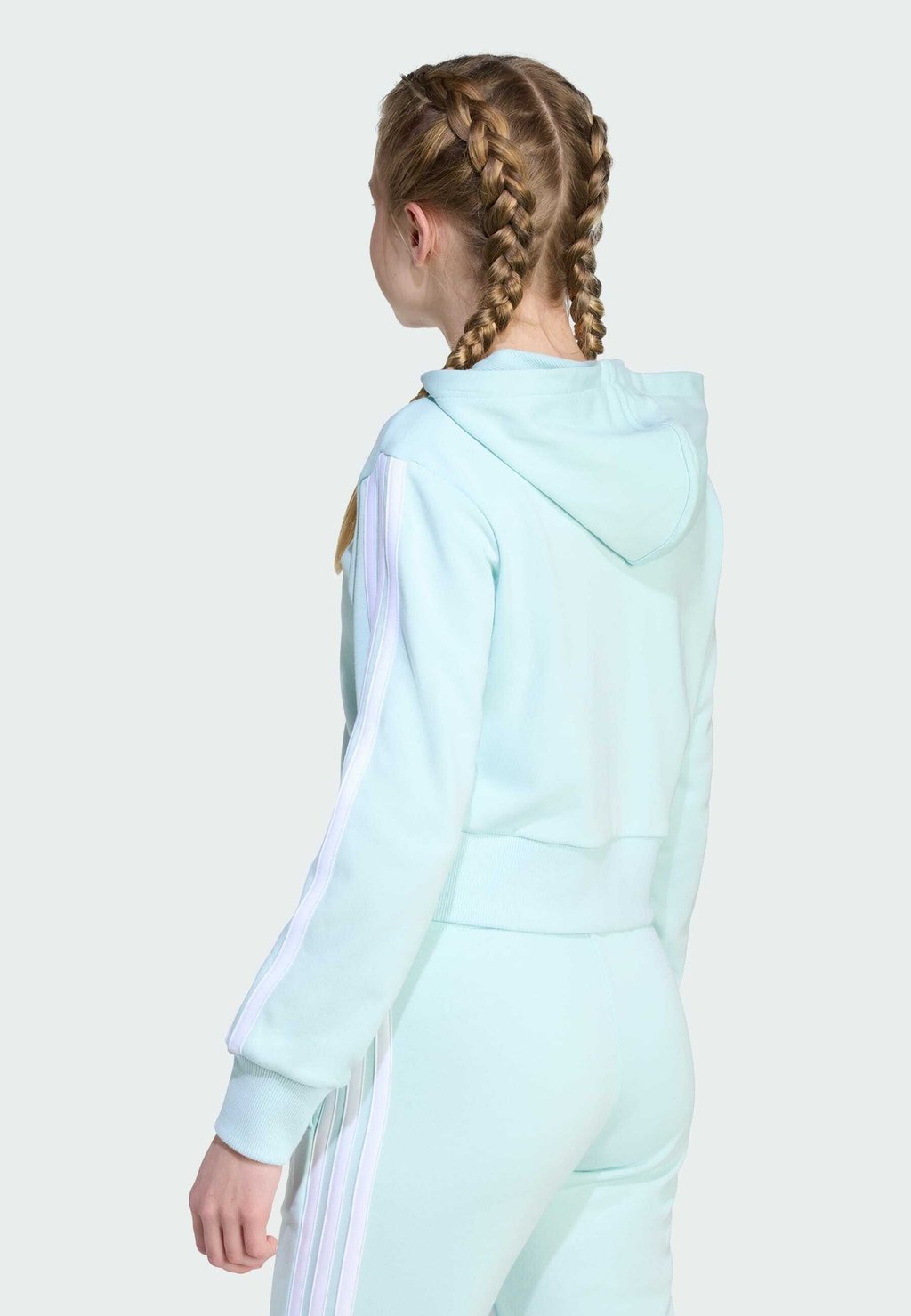 Толстовка на молнии ESSENTIALS FULL Adidas Sportswear, мятный — фото 2