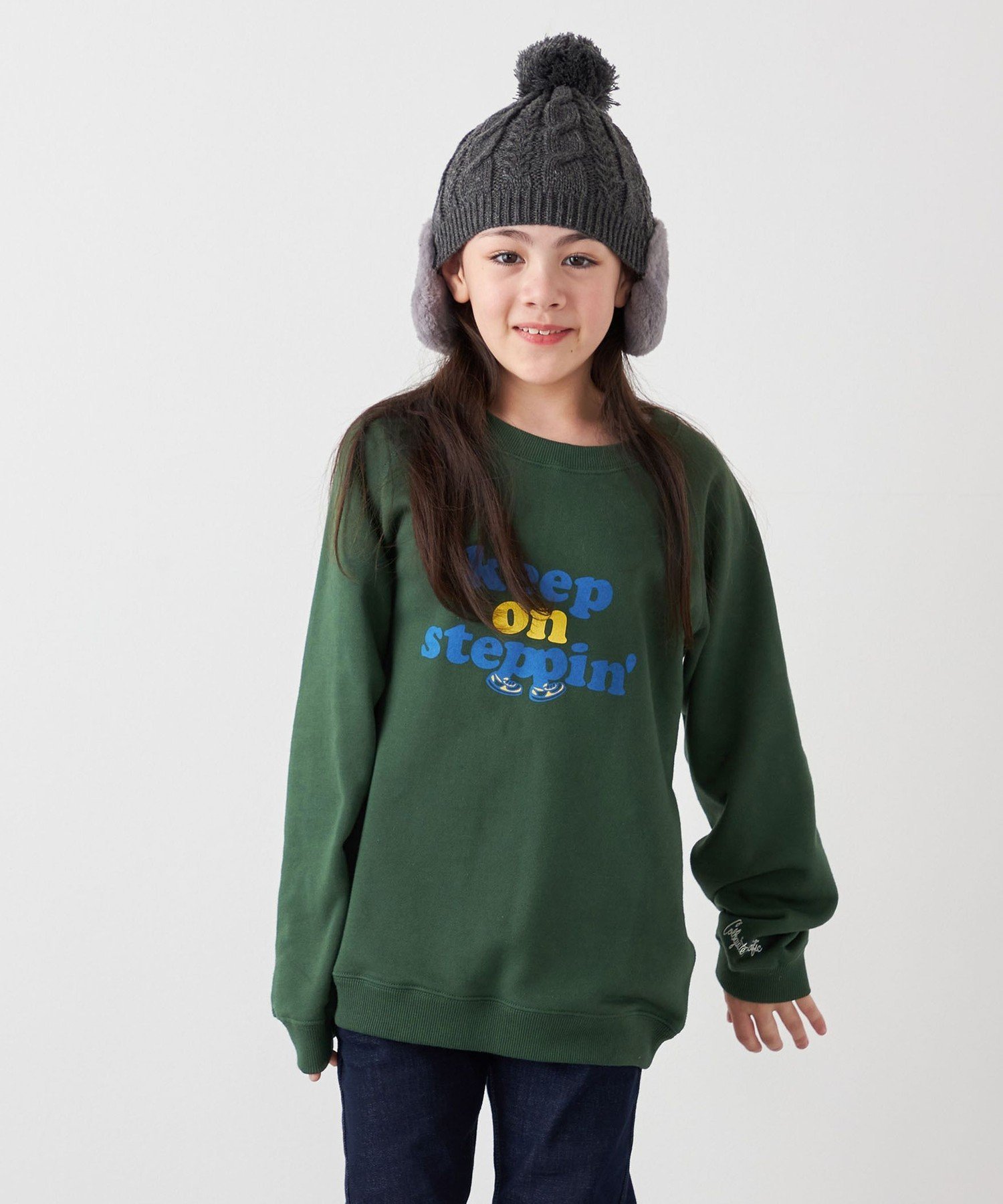 Collegiate Pacific: Толстовка с принтом и вышивкой, пригодная для машинной стирки SHIPS any, Green — фото 3