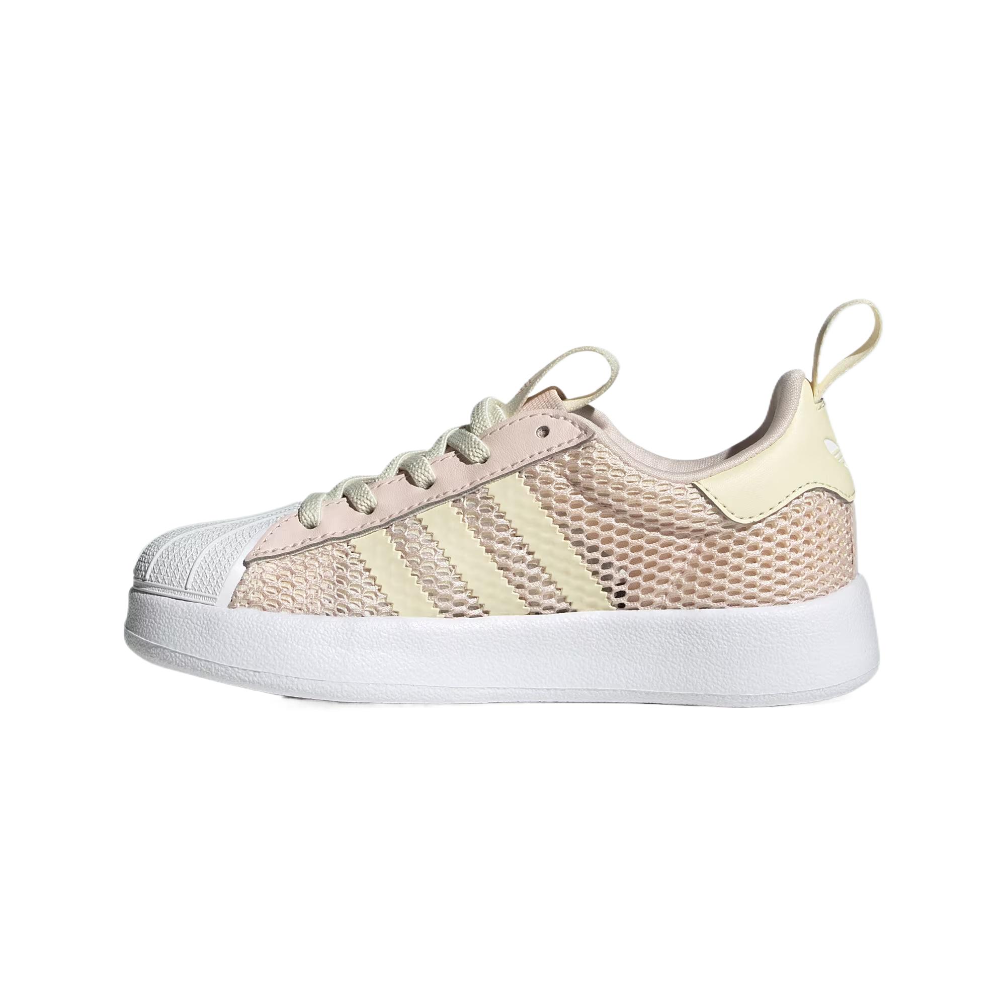 SUPERSTAR 360 износостойкие низкие детские кроссовки для повседневной носки Adidas Originals, белый — фото 2