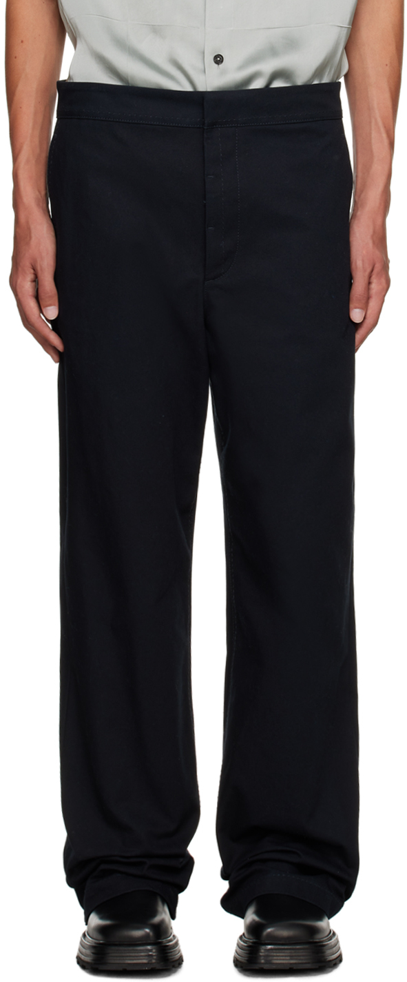 

Компактные стираные брюки Jil Sander