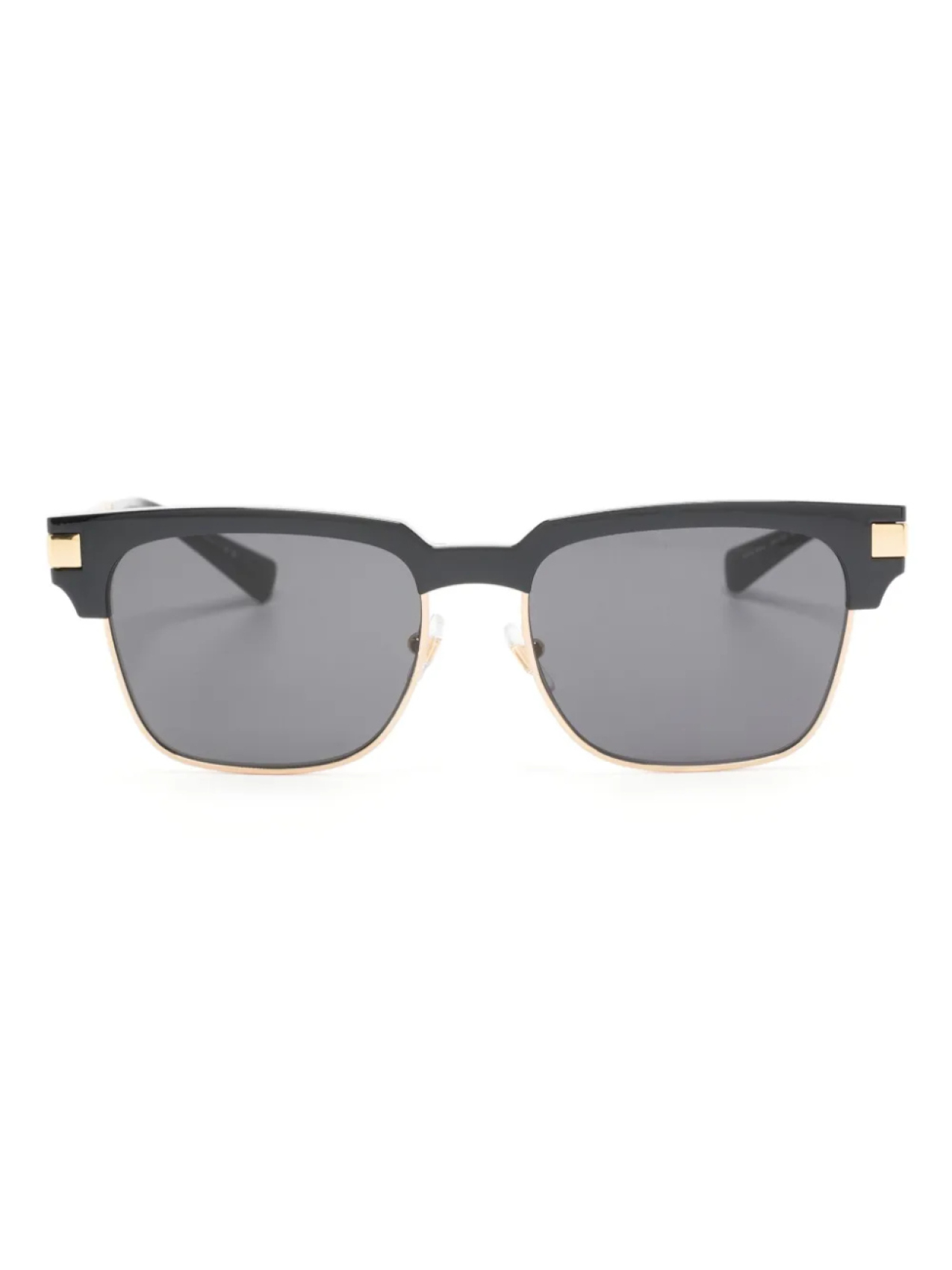 

Солнцезащитные очки в квадратной оправе с логотипом Versace Eyewear, черный