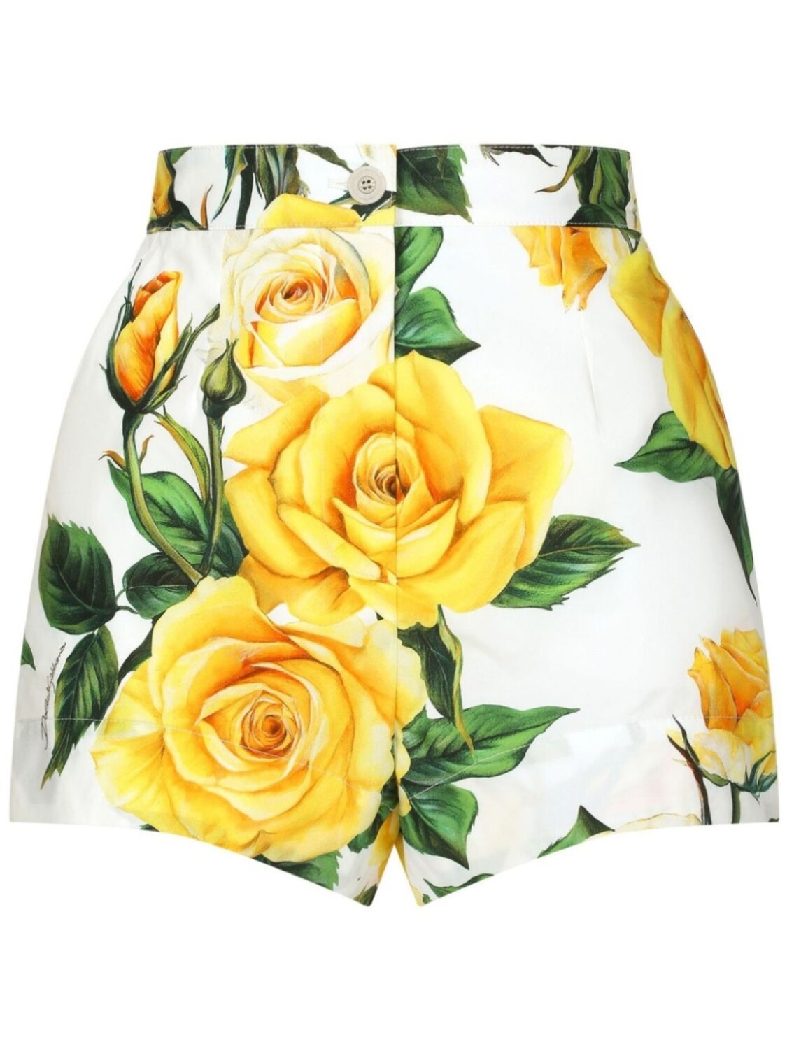 

Dolce & Gabbana шорты Yellow Rose, белый