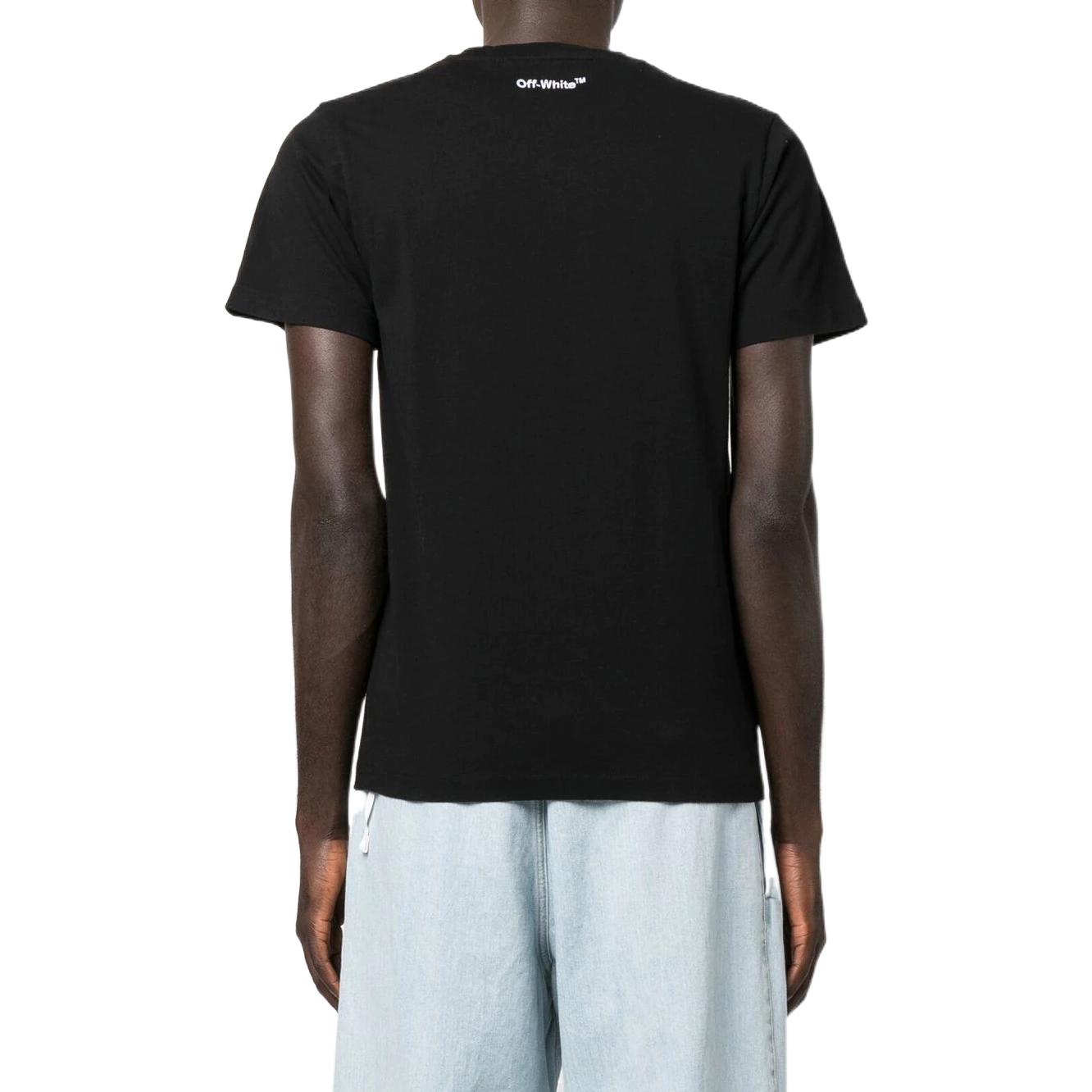 Футболка OFF WHITE Мужская упаковка 3 штуки Черный+Черный+Черный — фото 3