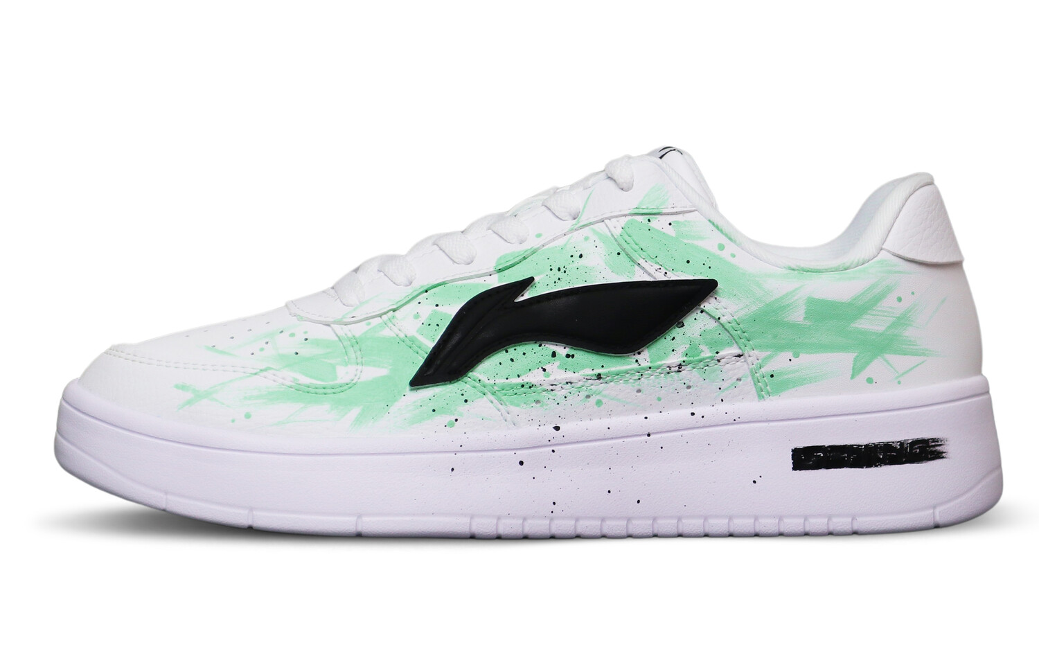 

Кроссовки LINING Pontoon Boats Skateboarding Shoes Men Low-top White/Green, белый