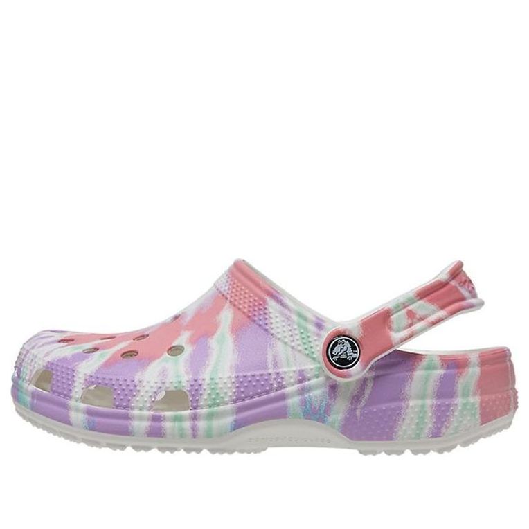 

Сандалии Crocs Classic clog Pattern Crocs Flat Heel Sports Colorful Blue Sandals, синий