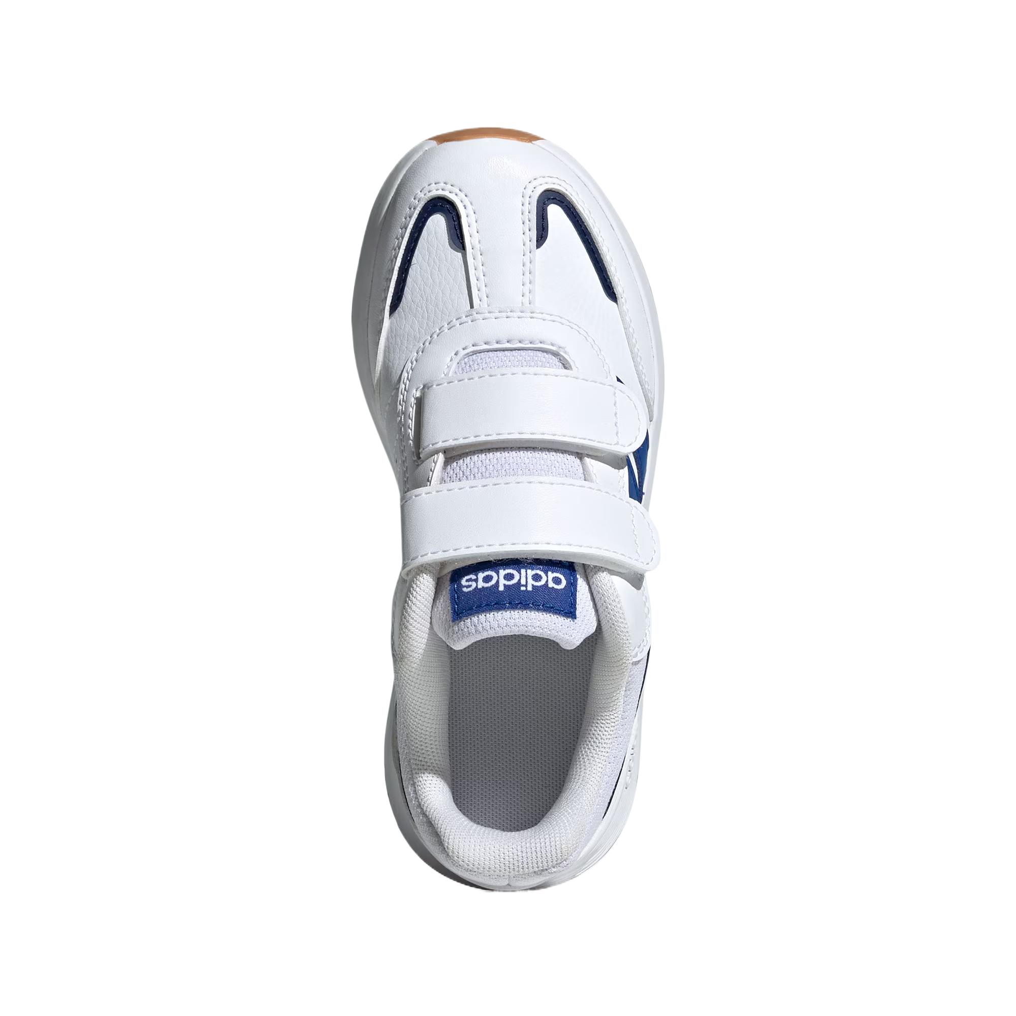 TENSAUR износостойкие низкие детские кроссовки для повседневной жизни Adidas, белый/синий — фото 3