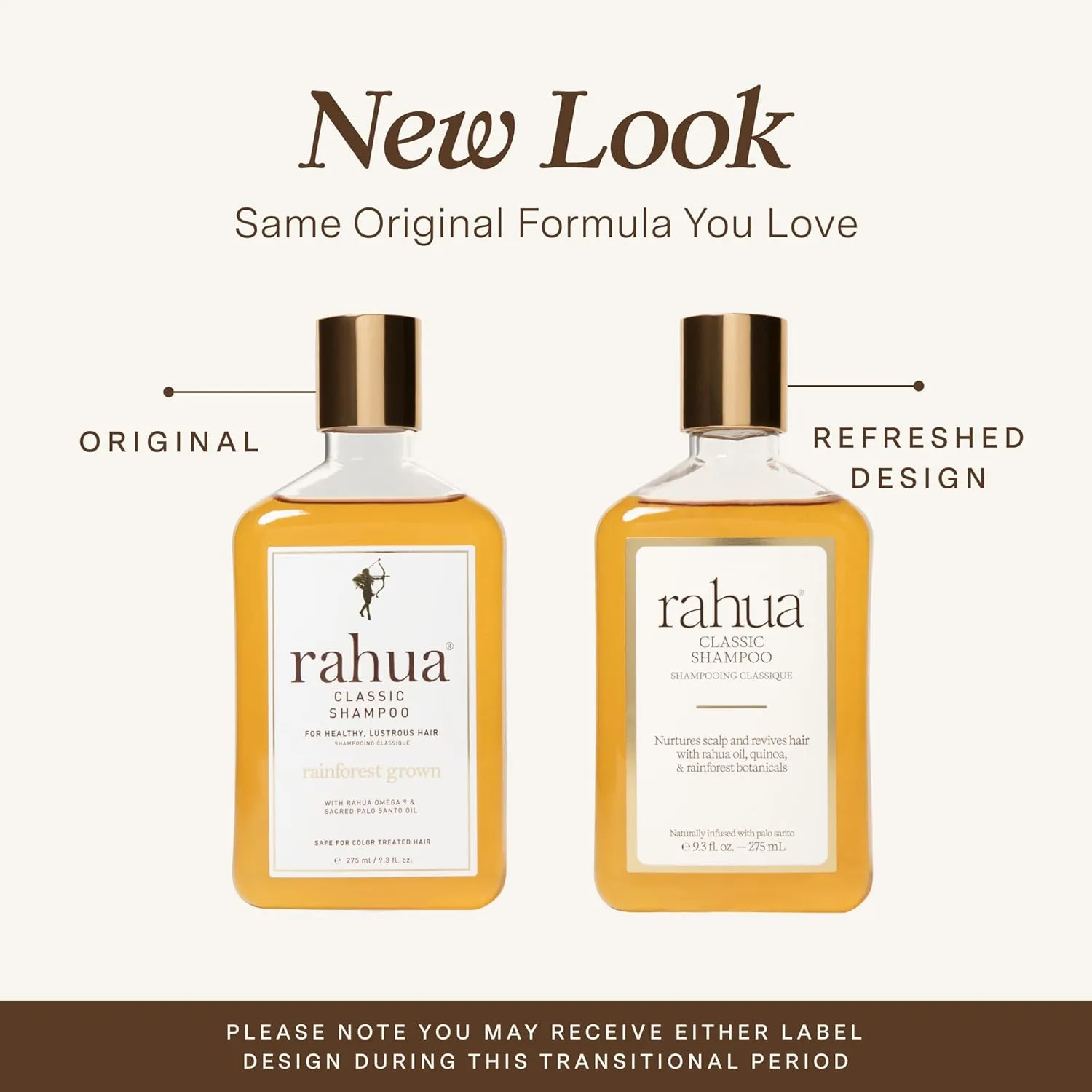 Rahua Classic Shampoo - органический шампунь для женщин и мужчин, восстанавливающий уход для всех типов волос с маслом Rahua, Palo Santo, кокосовым маслом и киноа для очищения и здоровья кожи головы, 275 мл, Brown — фото 2