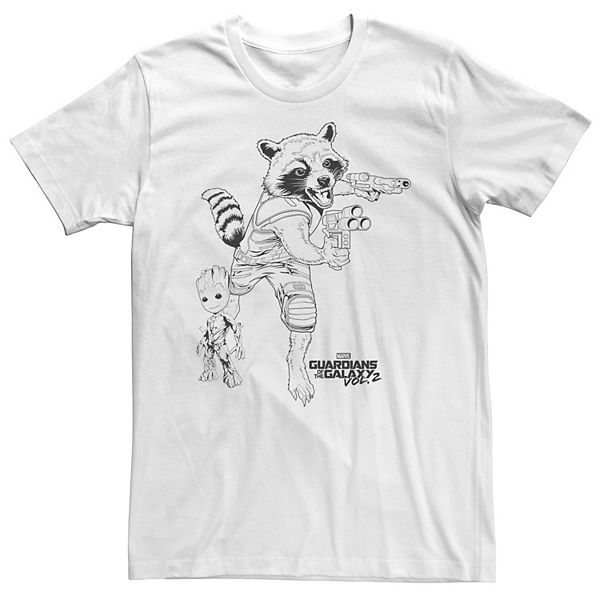 

Футболка Marvel Guardians of the Galaxy Vol 2 Best Friend Big & Tall Licensed Character