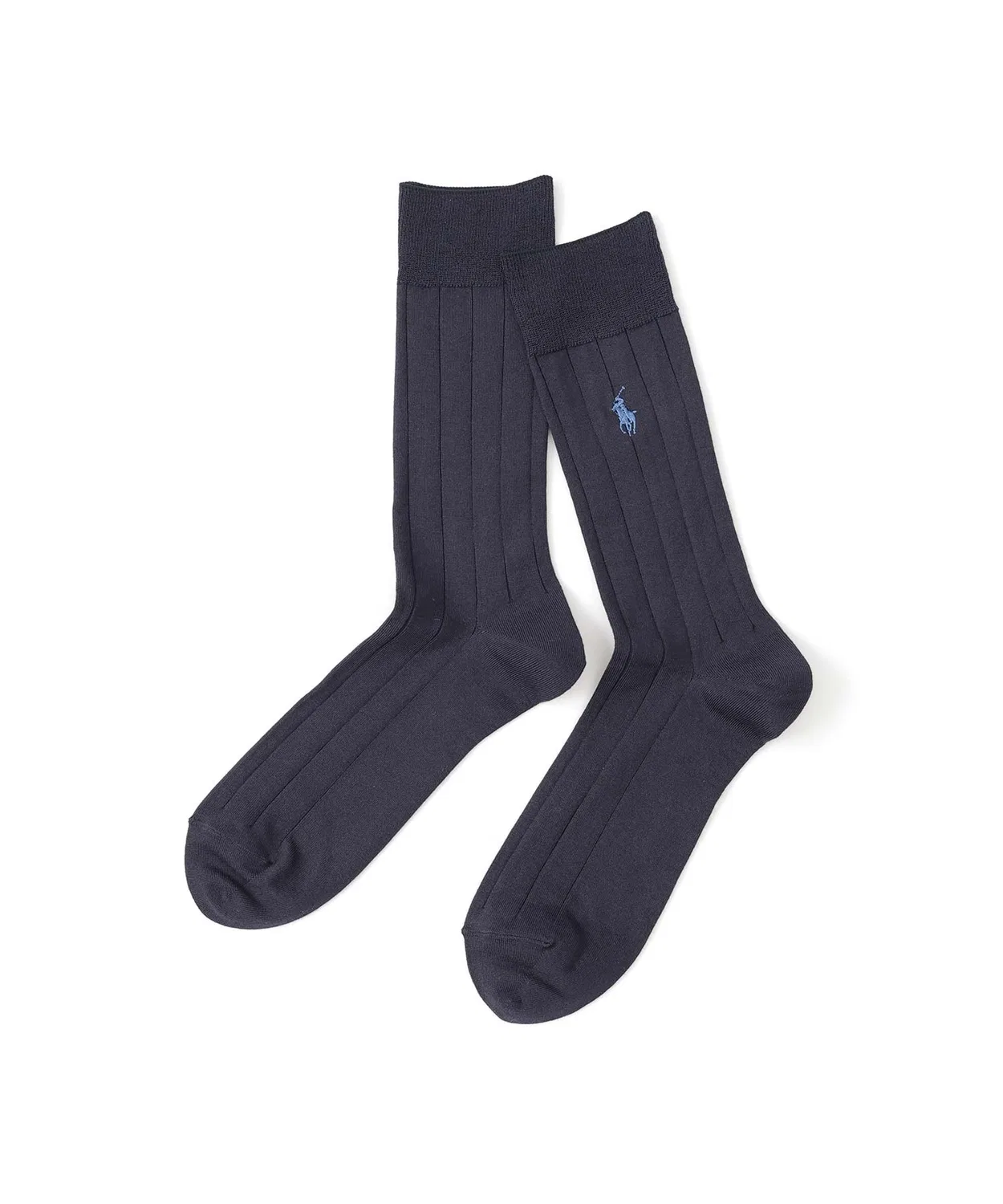 Носки POLO RALPH LAUREN American Sea Island Cotton Rib, темно-синие
