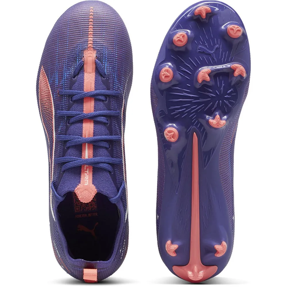 Футбольные бутсы Puma Ultra 5 Pro FG/AG Jr, фиолетовый — фото 2