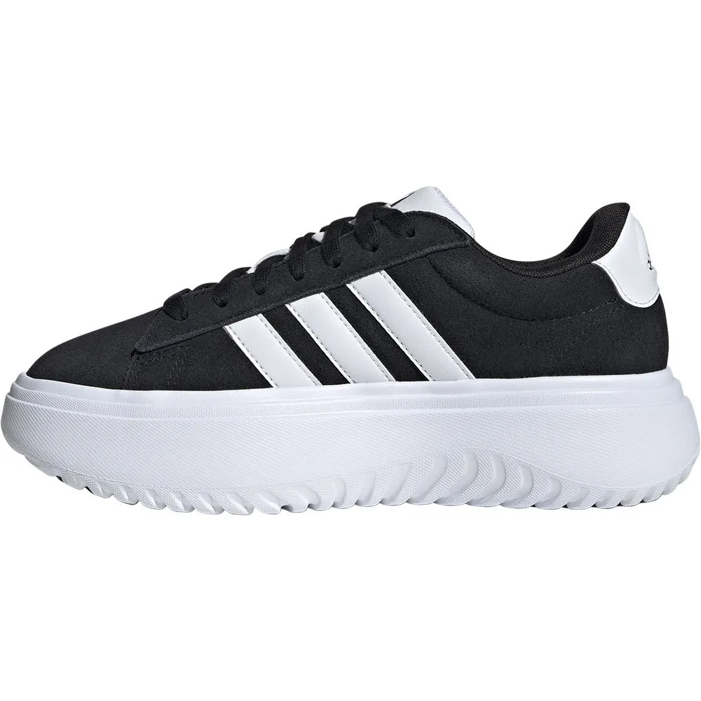 Кроссовки adidas Grand Court Platform Suede, черный — фото 4