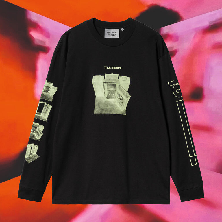 

Рубашка X Tresor True Spirit L/S T-Shirt Carhartt Wip, черный