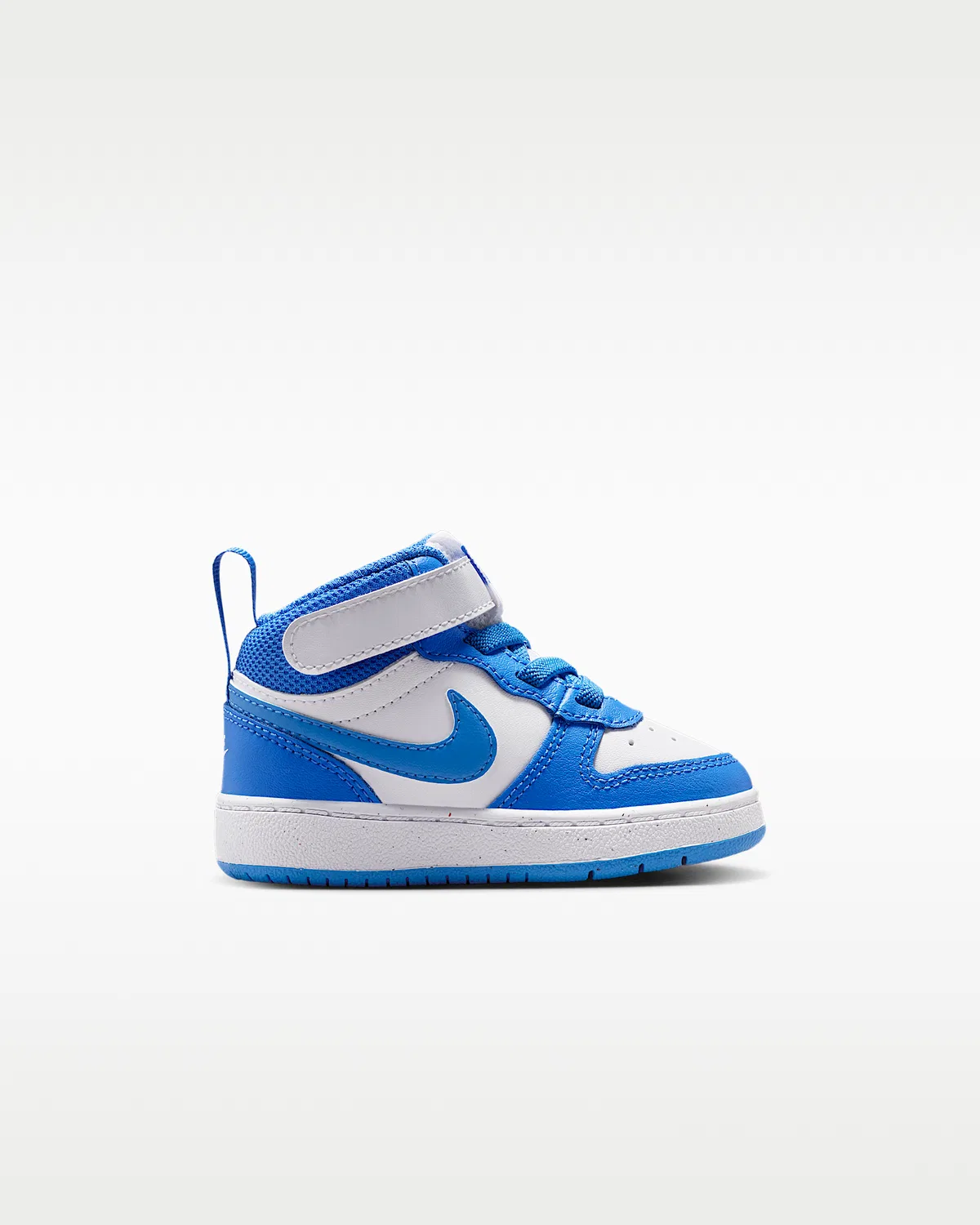 Кроссовки Nike Court Borough Mid 2 для малышей, White/Blue Crystal/White/Blue Crystal — фото 3