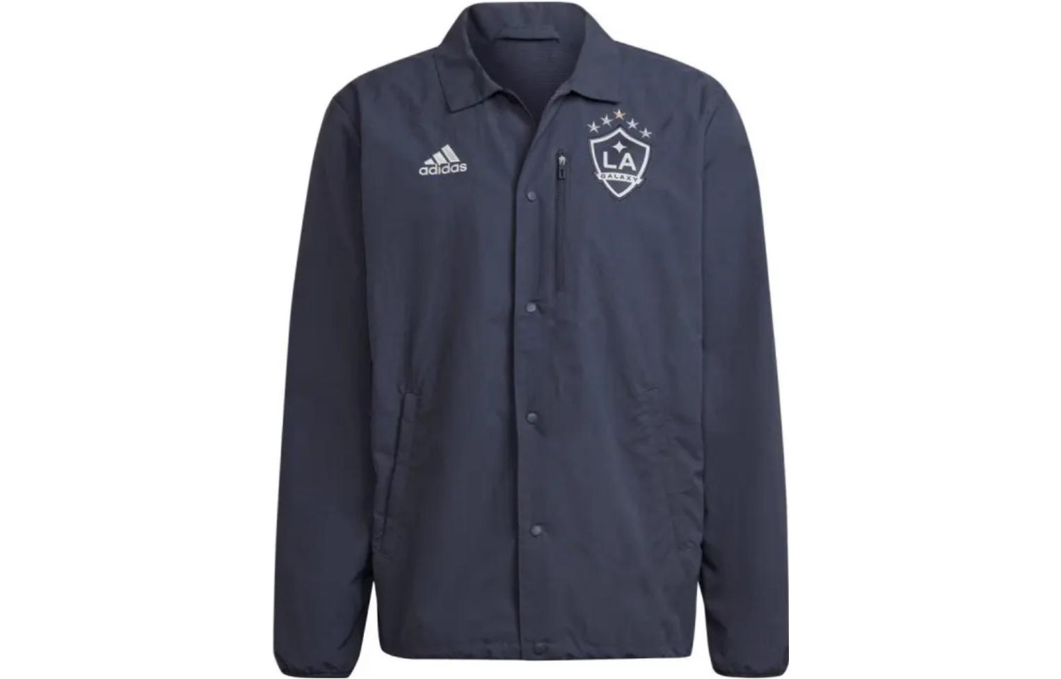 Adidas Куртка LA Galaxy LA GALAXY TIRO ANTHEM, Dark Shadow Marine Blue — фото 3