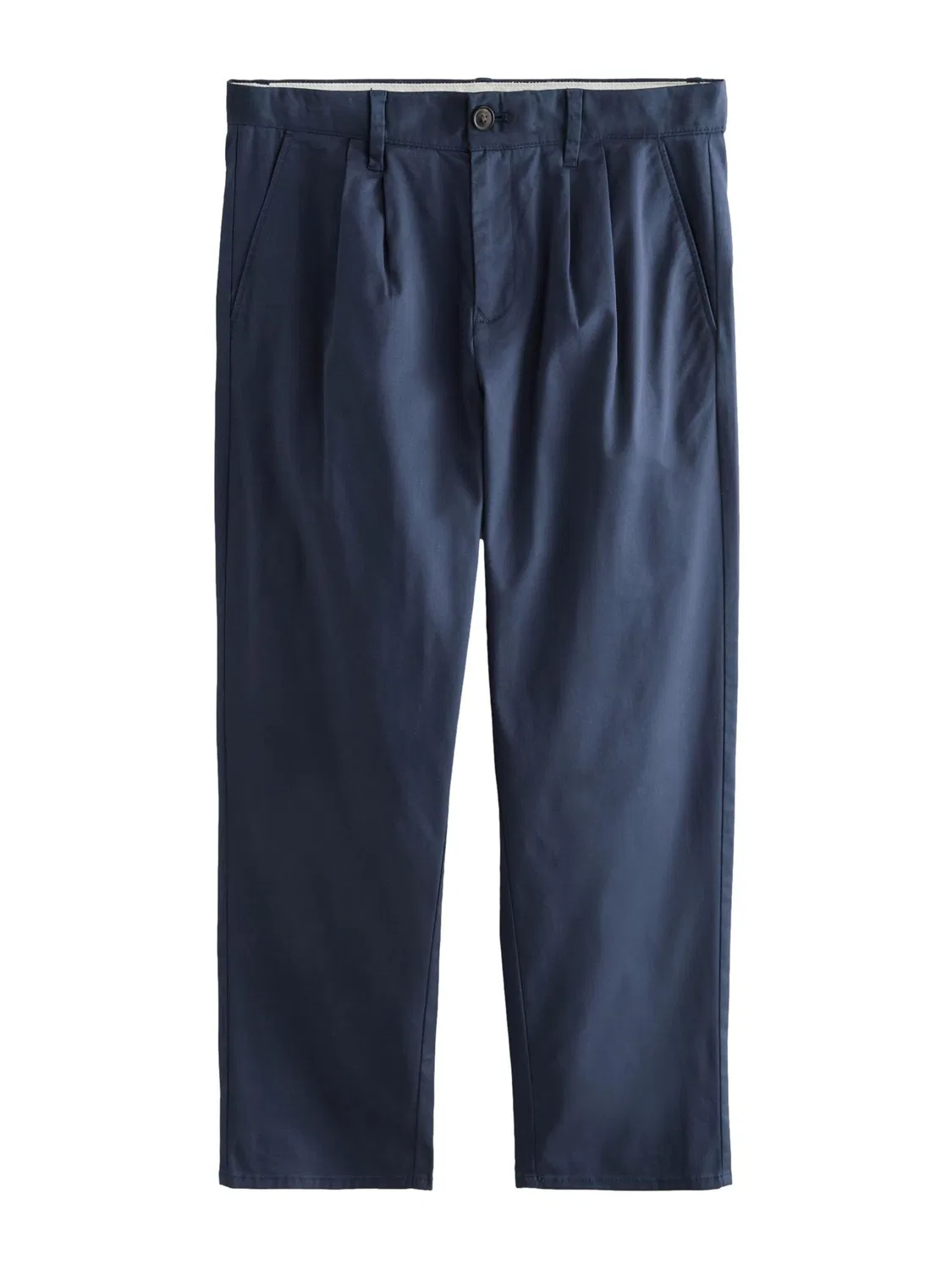 Свободные брюки со складками спереди Next, Marine Blue