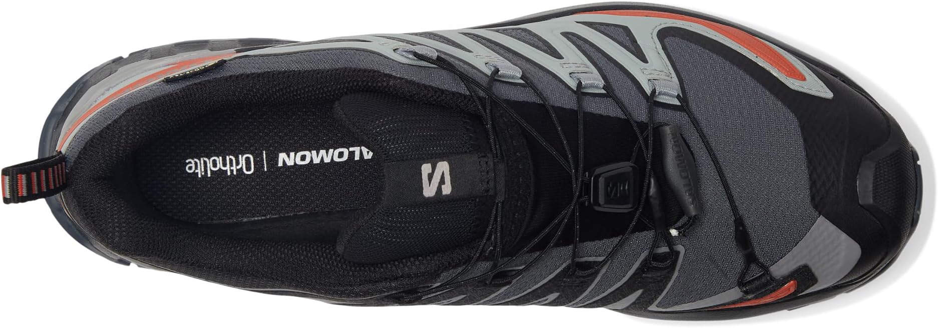 Кроссовки Salomon XA Pro 3D V9 GORE-TEX, цвет Turbulence/Black/Burnt Ochre — фото 2