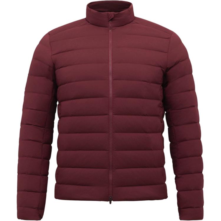 

Lululemon Мужская пуховая куртка с капюшоном, Red Merlot/RDMR