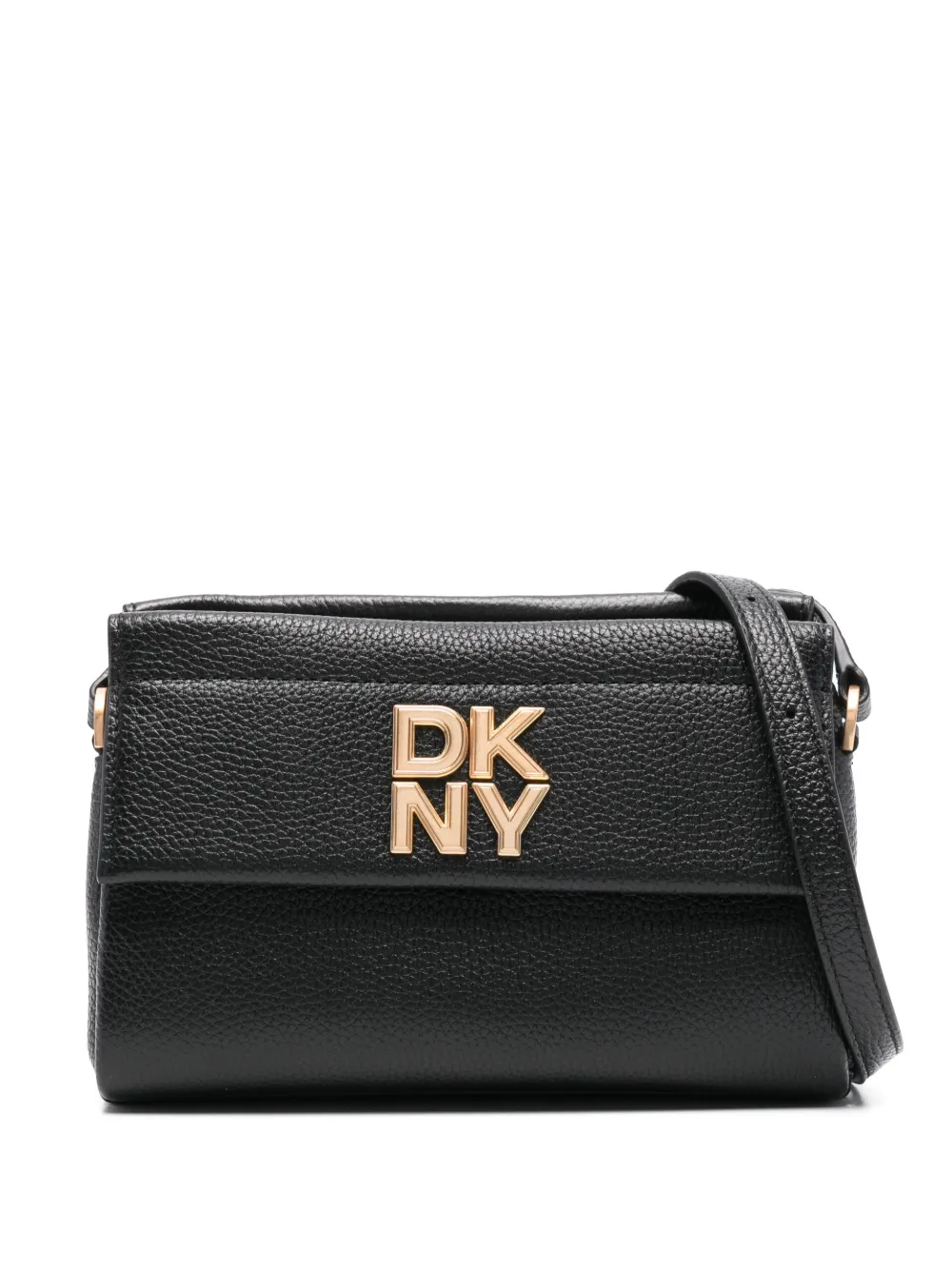 

Сумка через плечо с логотипом DKNY, черный