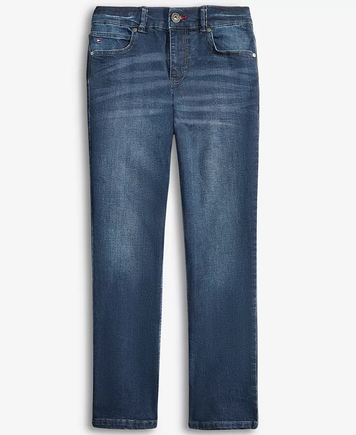 Прямые джинсы Big Boys Kent с эффектом стрейч Tommy Hilfiger, синий — фото 3