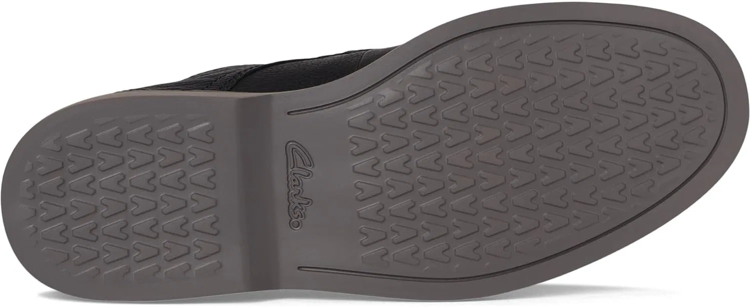 Мужские низкие оксфордские туфли Clarks Radcliff, Black Leather — фото 3