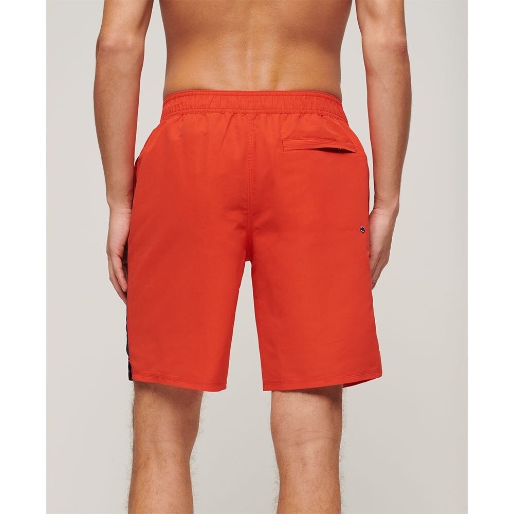 Шорты для плавания Superdry Sportswear Logo 19´´ Swimming Shorts, красный — фото 2