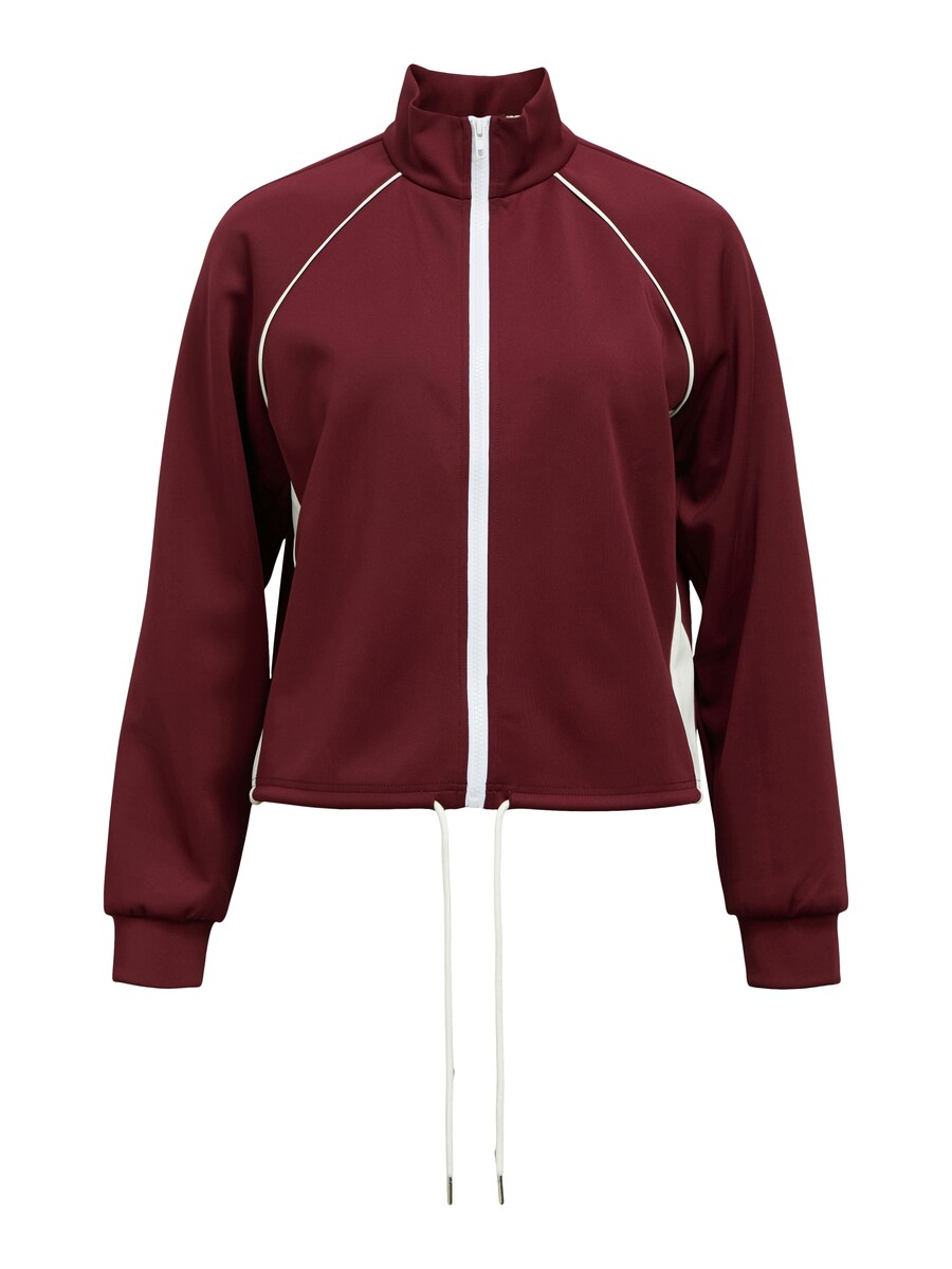 

Толстовка с капюшоном на молнии OBJECT Zip-Up Hoodie OBJCASSIDY, красный
