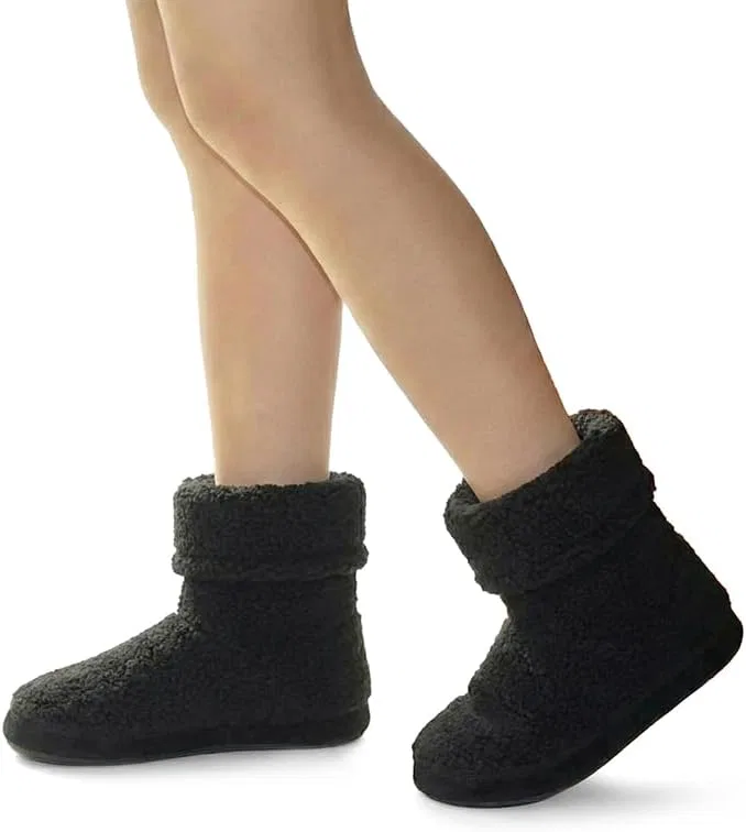 Тапочки с флисом Polar Feet, Black Berber — фото 3