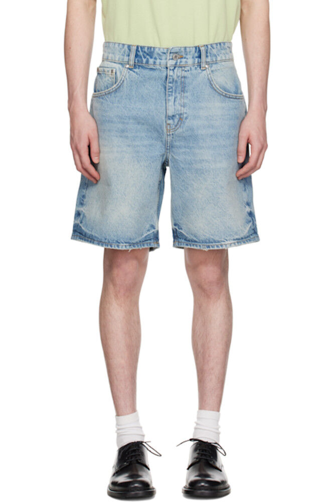 

Синие джинсовые шорты R10T Tailored Represent
