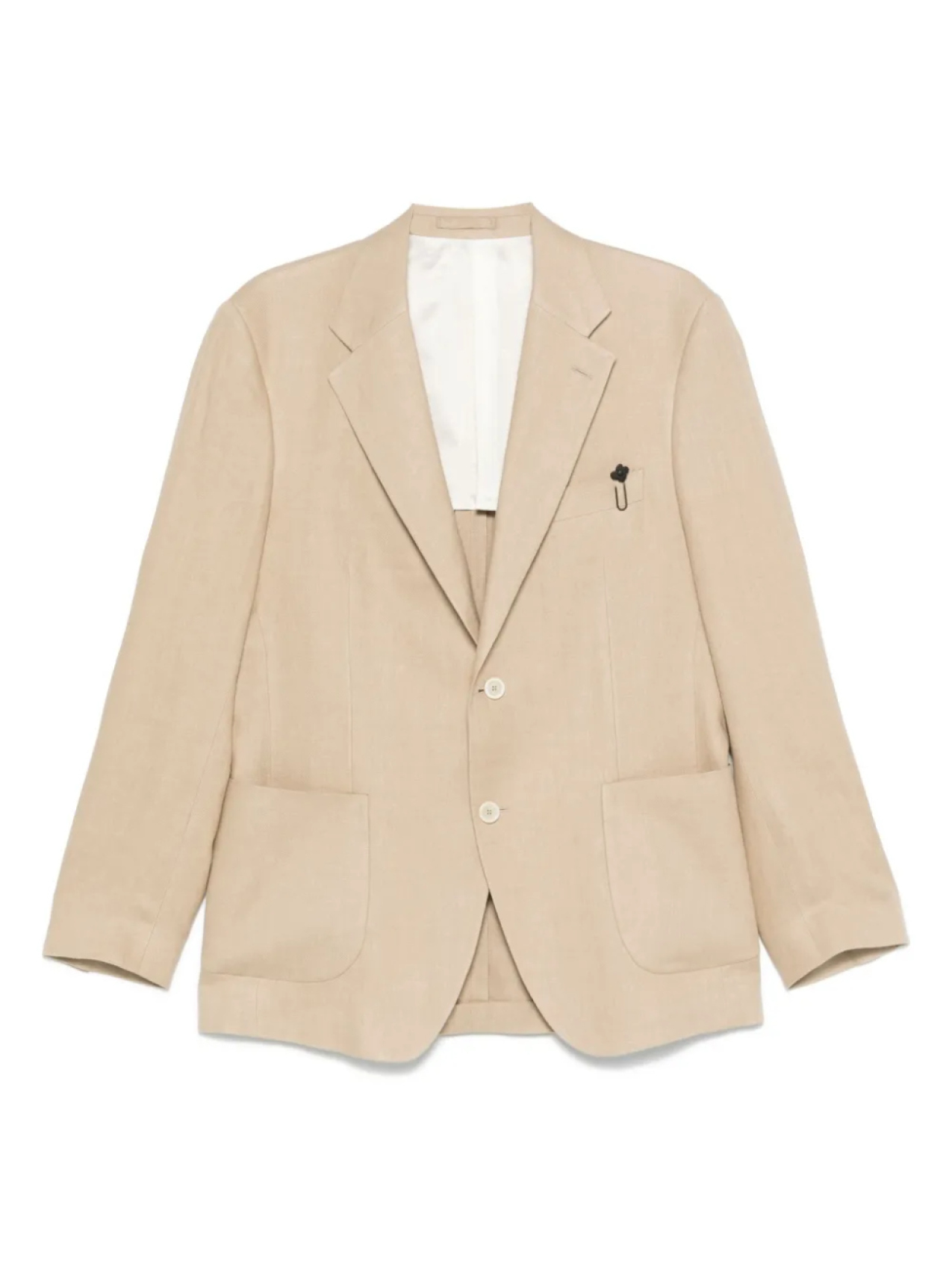 

Льняной блейзер Lardini, нейтральный
