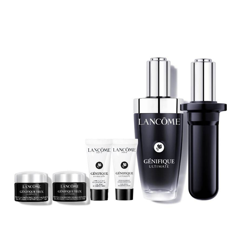 LANKOU Little Black Bottle Эссенция Освежающий Лосьон Наборы Уходовой Косметики Успокаивающий Комплект из Шести Предметов LANCOME, Six-Piece Set — фото 3