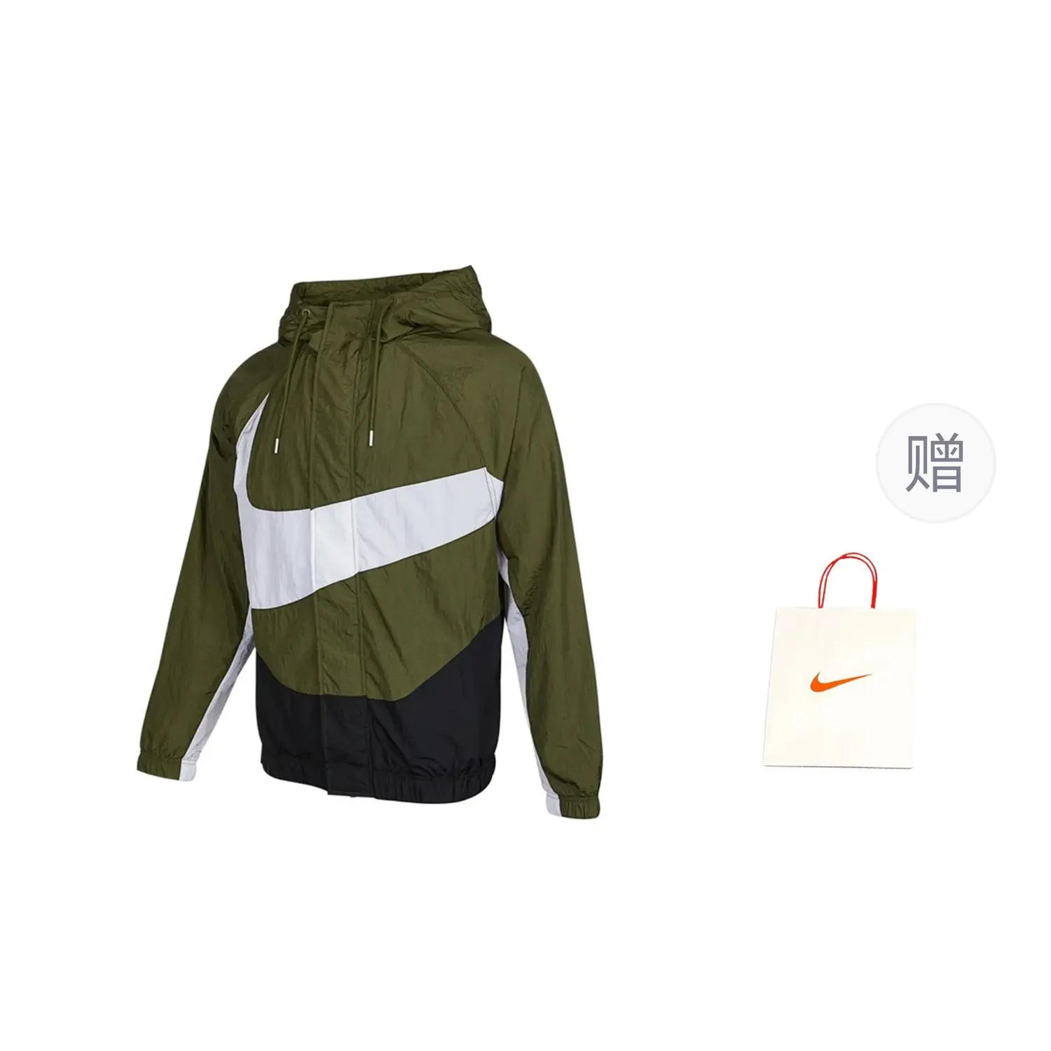 

Куртка мужская оливково-зеленый Nike