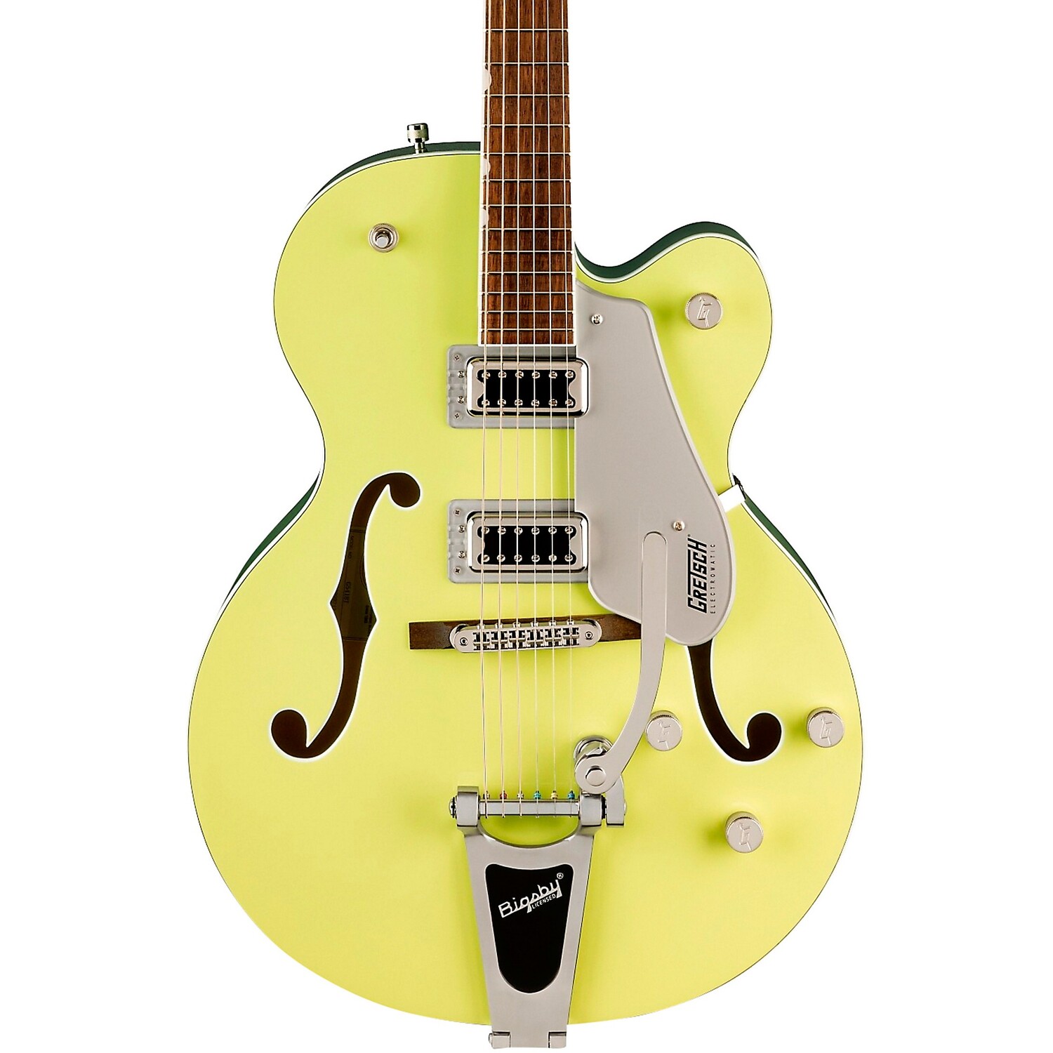 

Gretsch Guitars G5420T Electromatic Classic Hollowbody Электрогитара с одинарным вырезом, двухцветная юбилейная зеленая