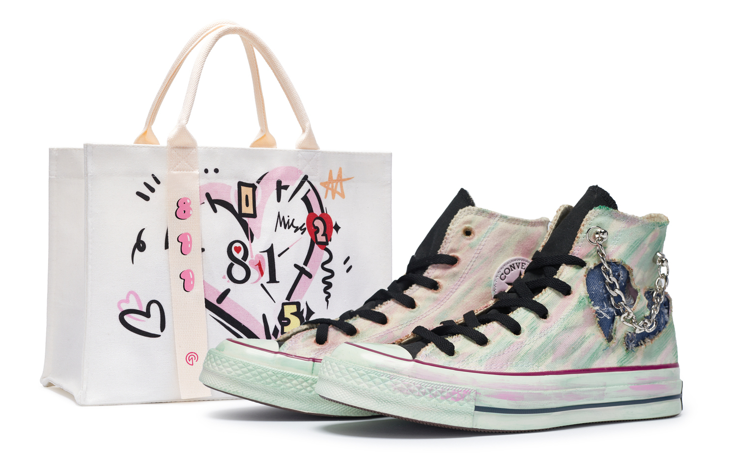 Converse Кроссовки унисекс 1970-х годов на высокой платформе черные белые фиолетовые зеленые розовые синие черные бежевые белые, цвет Black Beige White — фото 2