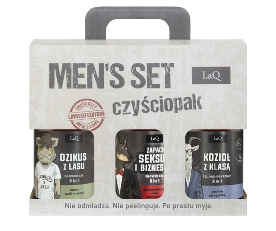 

Laq Men's Clean Pack Черный кабан, доберман, козел